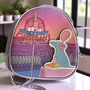 BioWorld BoxLunch Exclusive Disney Ratatouille Mini Back Pack Light-up Purple